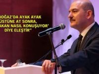 İçişleri Bakanı Süleyman Soylu'dan eleştirilere cevap