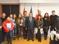 DAÜ’YÜ tercih eden değişim öğrencileri eğitimlerini tamamladı