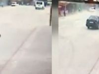 Reyhanlı'ya roketli saldırı kamerada