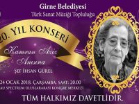 Girne Belediyesi Türk Sanat Müziği Topluluğu’ndan 20’nci yıl konseri