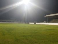 Cumhuriyet Stadyumu ışıklandırıldı