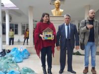 Gazimağusa Meslek Lisesi öğrencilerinden SOS Çocuk Köyü Derneği’ne bağış…