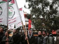 ABD'nin filistin'e yardımını askıya alması protesto edildi