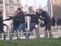 Taksim Meydanı'nda tekme ve tokatlı kavga