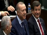 Erdoğan, Yıldırım ve Davutoğlu ile yan yana