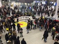 Hollanda’da PYD/PKK yandaşları tren istasyonunu işgal etti