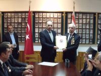 Barış Harekatı Gazisi Sivaslılar, Şehit Aileleri ve Malül Gaziler Derneğini ziyaret etti